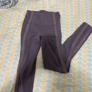 Lululemon grey full-size leggings.